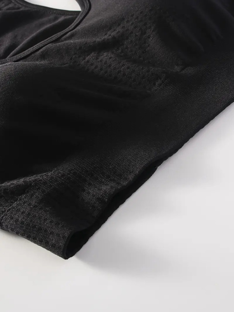 FlexForm 4w1 – bezszwowy zestaw sportowy dla kobiet Fitness/Joga - czarny