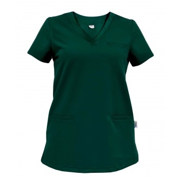 Bluza medyczna damska - DAISY - zielona butelka Bluza medyczna damska - DAISY - zielona butelka
