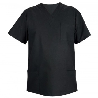 Bluza medyczna męska - ANTON - czarny