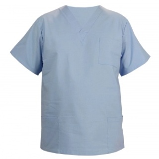 Bluza medyczna męska - ANTON - niebieski