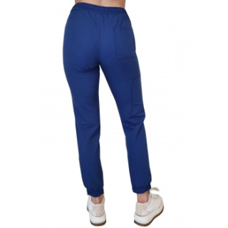 Spodnie medyczne joggery - ELLIE - granat