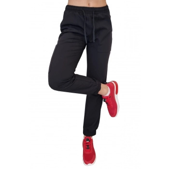 Spodnie medyczne joggery - ELLIE - czarny Spodnie medyczne joggery - ELLIE - czarny