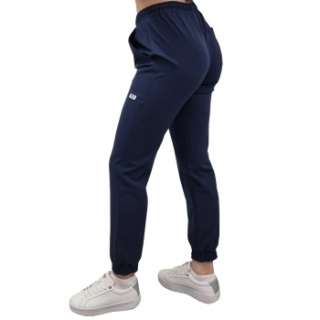 Spodnie medyczne joggery - ELLIE - ciemny granat