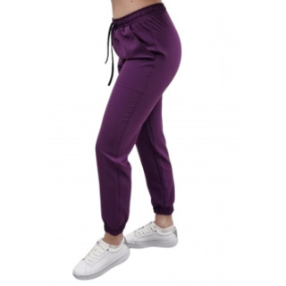 Spodnie medyczne joggery - ELLIE - fiolet