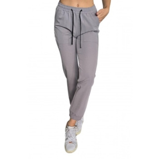 Spodnie medyczne joggery - ELLIE - szary