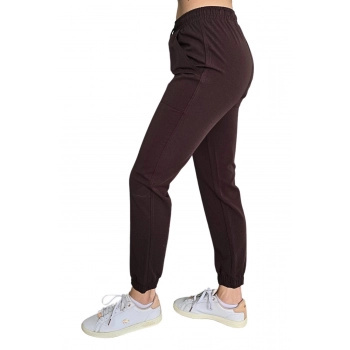 Spodnie medyczne joggery - ELLIE - czekolada Spodnie medyczne joggery - ELLIE - czekolada
