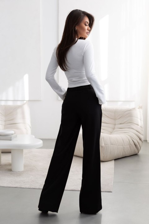 Spodnie Damskie Model Fine T36 Black - IVON Spodnie Damskie Model Fine T36 Black - IVON