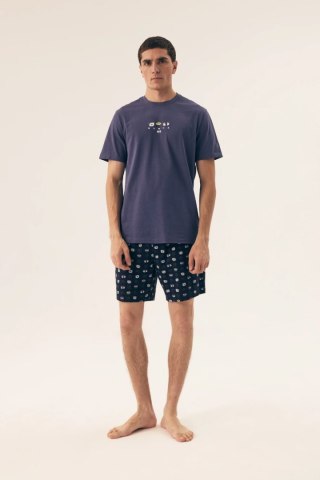 Piżama Męska Model Sake 42606 Dark Blue - Henderson