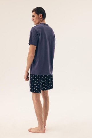 Piżama Męska Model Sake 42606 Dark Blue - Henderson