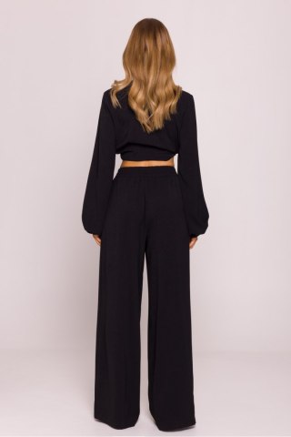 Spodnie Damskie Model MOE862 Black - Moe