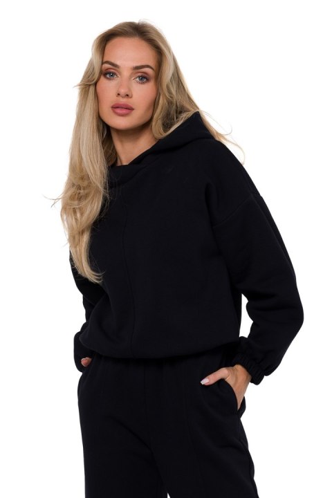Bluza Damska Model MOE759 Black - Moe Bluza Damska Model MOE759 Black - Moe