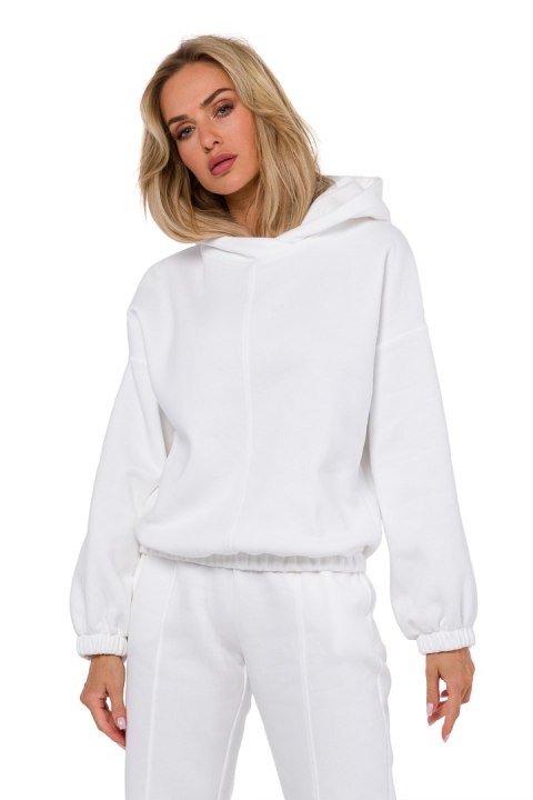 Bluza Damska Model MOE759 Ecru - Moe Bluza Damska Model MOE759 Ecru - Moe