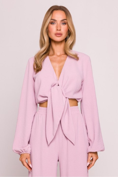Bluzka Model MOE861 Dirty Pink - Moe Bluzka Model MOE861 Dirty Pink - Moe