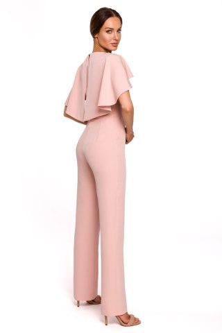 Kombinezon Model MOE670 Powder Pink - Moe Hurtownia odzieży on-line, moda damska, bielizna i obuwie dla kobiet - Matterhorn.pl