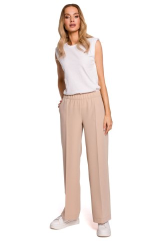 Spodnie Damskie Model MOE570 Beige - Moe Hurtownia odzieży on-line, moda damska, bielizna i obuwie dla kobiet - Matterhorn.pl