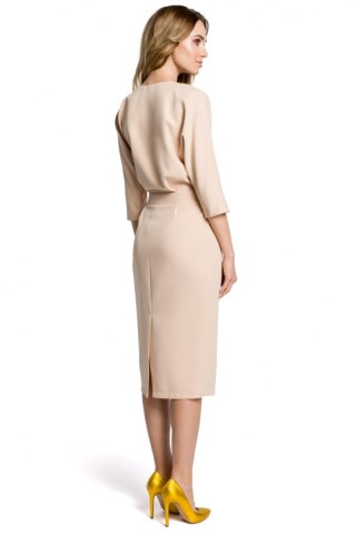 Sukienka Model MOE360 Beige - Moe Hurtownia odzieży on-line, moda damska, bielizna i obuwie dla kobiet - Matterhorn.pl