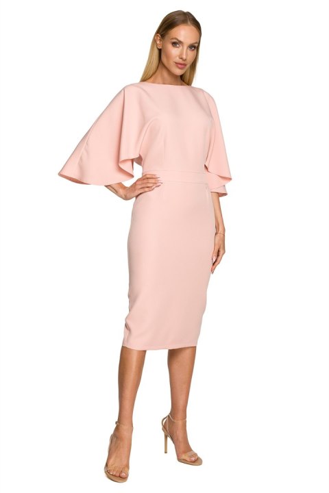 Sukienka Model MOE700 Powder Pink - Moe Hurtownia odzieży on-line, moda damska, bielizna i obuwie dla kobiet - Matterhorn.pl Sukienka Model MOE700 Powder Pink - Moe Hurtownia odzieży on-line, moda damska, bielizna i obuwie dla kobiet - Matterhorn.pl