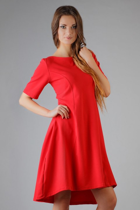 Sukienka Model Nadzieja 6 Red - Tessita Sukienka Model Nadzieja 6 Red - Tessita