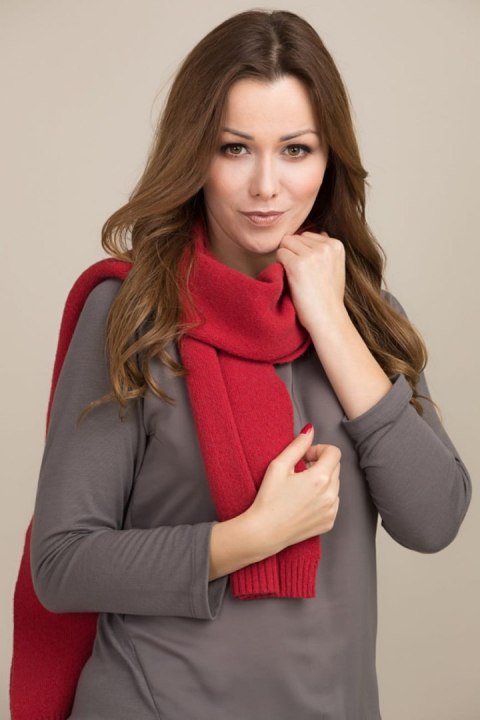 SZALIK*02 damski zimowy kolor czerwony - Kamea SZALIK*02 damski zimowy kolor czerwony - Kamea