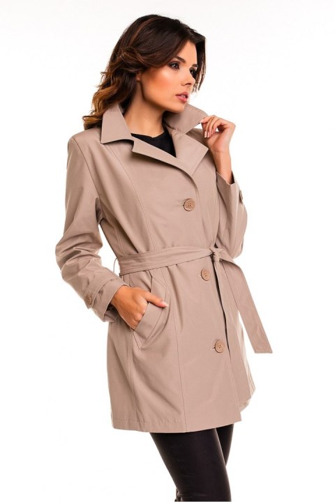 Trencz damski Cabba 04 Beige - Cabba Trencz damski Cabba 04 Beige - Cabba