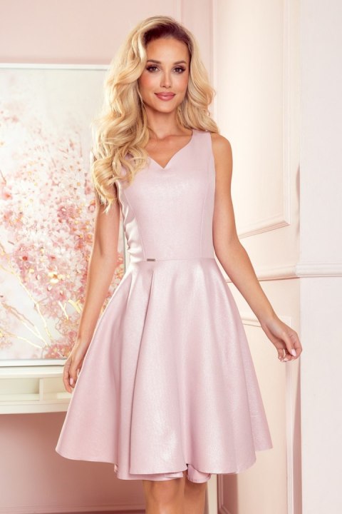 Sukienka Model 114-14 Powder Pink Brokat - Numoco Hurtownia odzieży on-line, moda damska, bielizna i obuwie dla kobiet - Matterh Sukienka Model 114-14 Powder Pink Brokat - Numoco Hurtownia odzieży on-line, moda damska, bielizna i obuwie dla kobiet - Matterh
