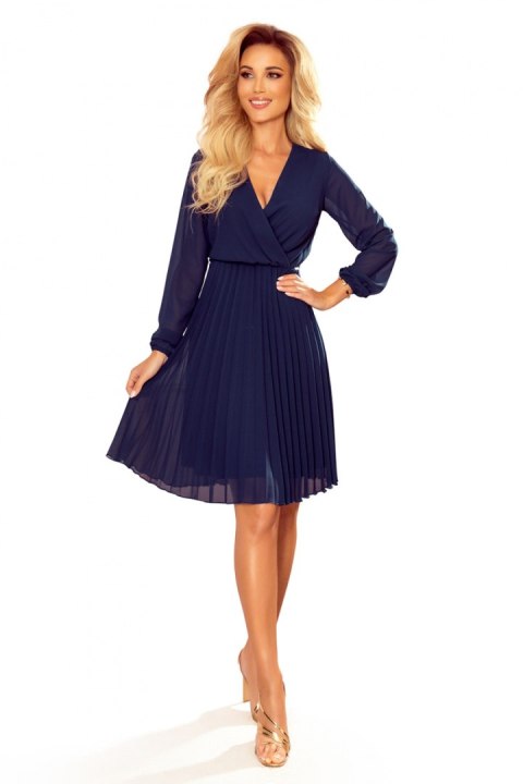 Sukienka Model Isabelle 313-6 Navy - Numoco Sukienka Model Isabelle 313-6 Navy - Numoco