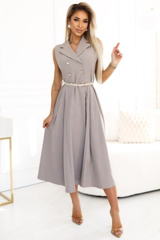 Sukienka Model 596-2 Grey Beige - Numoco