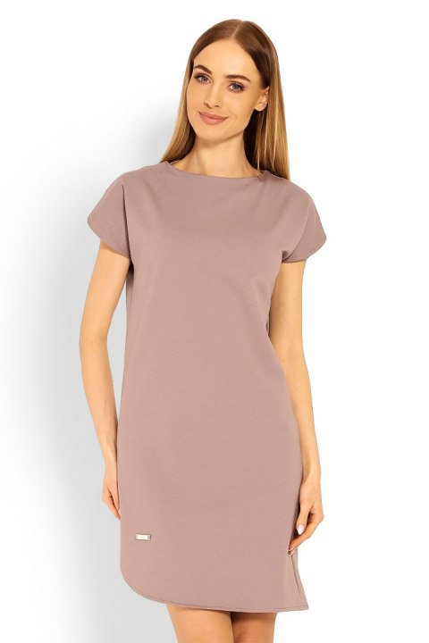 Sukienka Model 1629 Cappuccino - PeeKaBoo Sukienka Model 1629 Cappuccino - PeeKaBoo