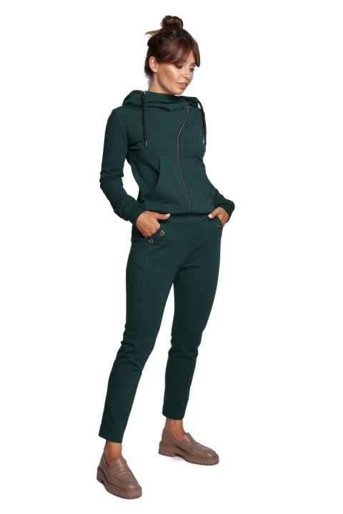Spodnie Damskie Model B243 Dark Green - BeWear Spodnie Damskie Model B243 Dark Green - BeWear