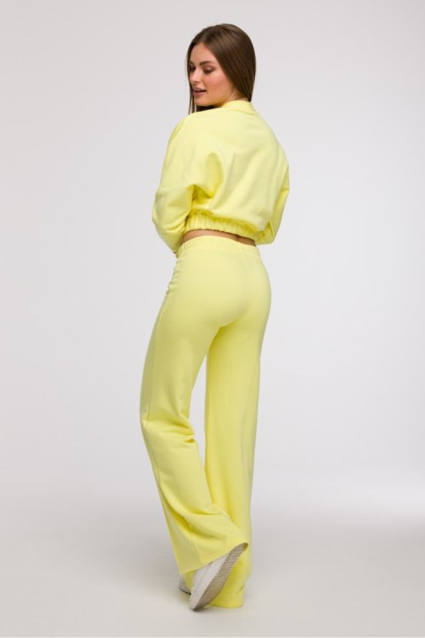 Spodnie Dresowe Model B296 Cytryna - BeWear Spodnie Dresowe Model B296 Cytryna - BeWear