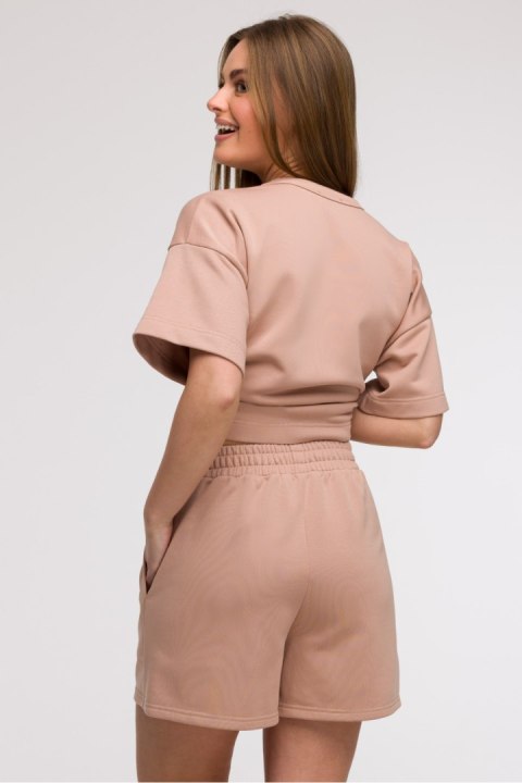 Szorty Damskie Model B295 Mocca - BeWear Szorty Damskie Model B295 Mocca - BeWear
