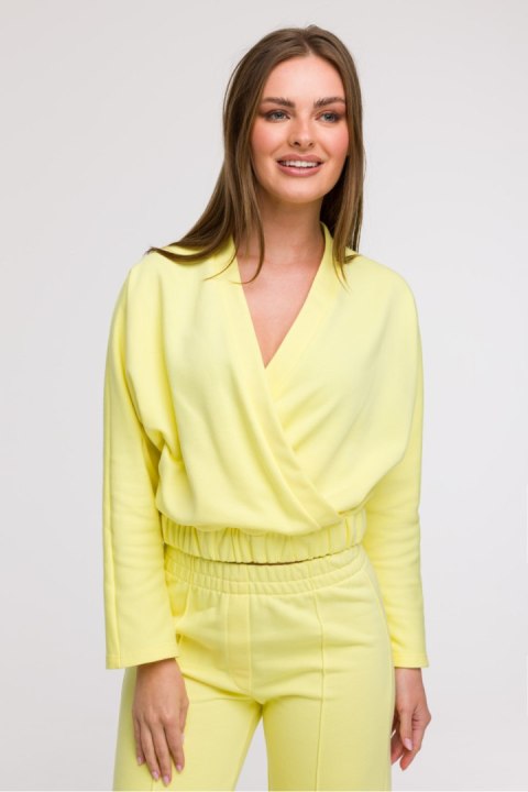 Bluza Damska Model B292 Cytryna - BeWear Bluza Damska Model B292 Cytryna - BeWear