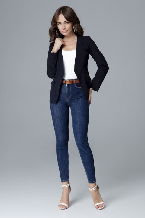 Żakiet Model L022 Navy - Lenitif Żakiet Model L022 Navy - Lenitif
