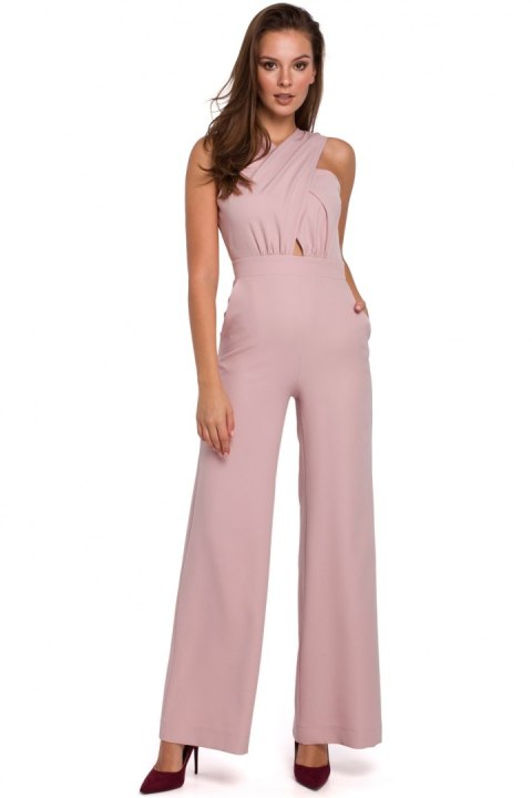 Kombinezon Damski Model K029 Dirty Pink - Makover Kombinezon Damski Model K029 Dirty Pink - Makover