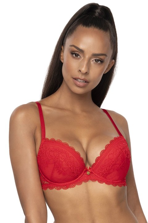 Biustonosz push up Biustonosz Push-up Model 0198/11/2 Estelle Red - Mat Biustonosz push up Biustonosz Push-up Model 0198/11/2 Estelle Red - Mat