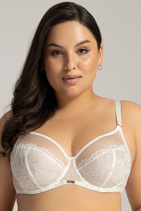 Biustonosz Soft Model 1396 Ecru - Ava Biustonosz Soft Model 1396 Ecru - Ava