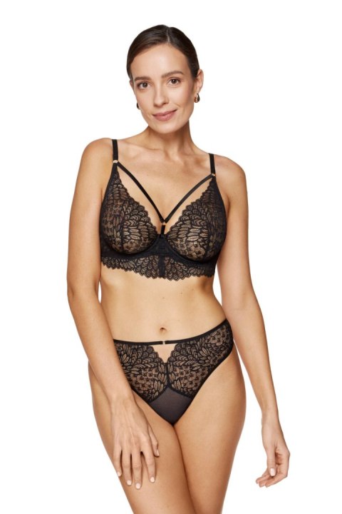 Biustonosz Soft Model Celeste B2 Black - Gorteks Biustonosz Soft Model Celeste B2 Black - Gorteks