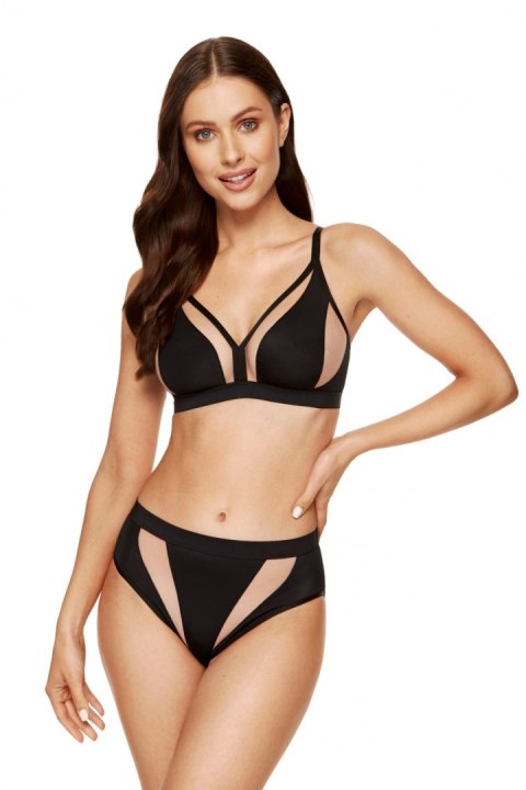 Biustonosz Soft Model Merida B2 Black/Beige - Gorteks Biustonosz Soft Model Merida B2 Black/Beige - Gorteks