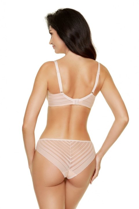Biustonosz push up Biustonosz Usztywniany Model Luna B4 Beige - Gorteks Biustonosz push up Biustonosz Usztywniany Model Luna B4 Beige - Gorteks