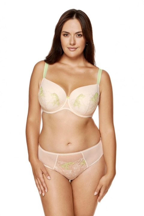 Biustonosz push up Biustonosz Usztywniany Model Soleil B4 Beige - Gorteks Biustonosz push up Biustonosz Usztywniany Model Soleil B4 Beige - Gorteks