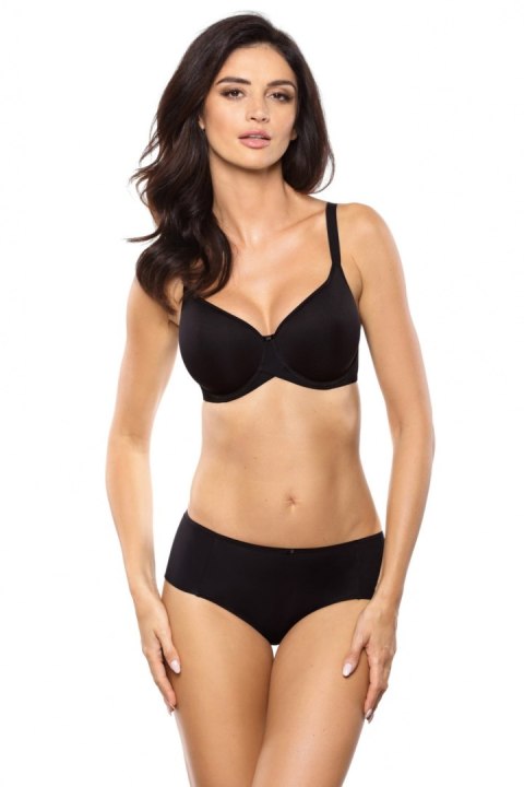 Biustonosz push up Biustonosz Usztywniany Model Venus B5 Black - Gorteks Biustonosz push up Biustonosz Usztywniany Model Venus B5 Black - Gorteks