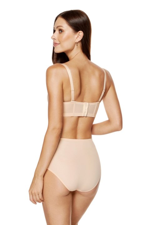 Biustonosz push up Biustonosz usztywniany Model Bona B4 Beige - Gorteks Biustonosz push up Biustonosz usztywniany Model Bona B4 Beige - Gorteks