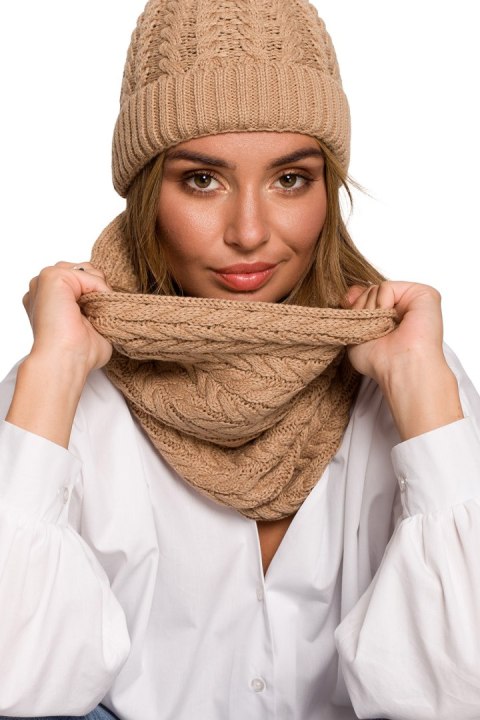 Komin Model BK082 Camel - BE Knit Komin Model BK082 Camel - BE Knit