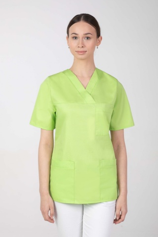 OUTLET Bluza damska medyczna kosmetyczna SPA M-074 - limonka 48