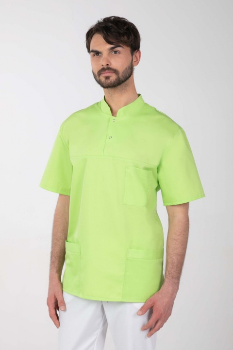OUTLET Elastyczna bluza medyczna męska M-327X Model: M-327X - limonka 64