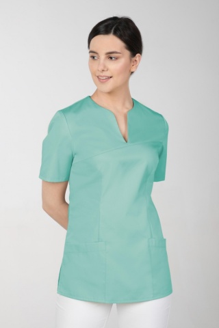 OUTLET Bluza damska medyczna kosmetyczna SPA M-323 - mięta 54
