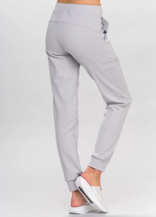 OUTLET spodnie medyczne damskie JOGGER - szary S/168